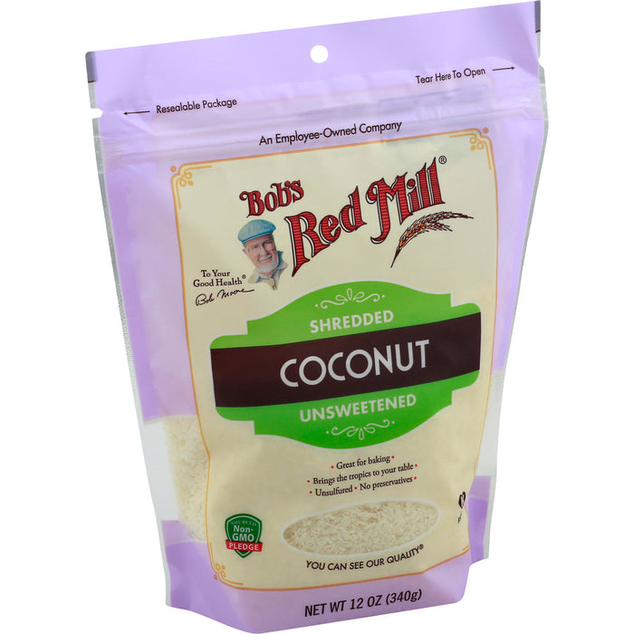 Bob'S Red Mill Shredded Coconut Unsweetened 12 Oz