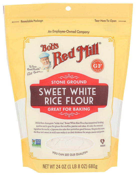 Bob'S Red Mill Rice Flour Sweet Whte Gluten Free 24 Oz