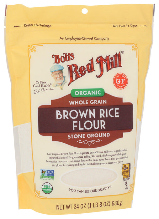 Bob'S Red Mill Flour Rice Brown 24 Oz