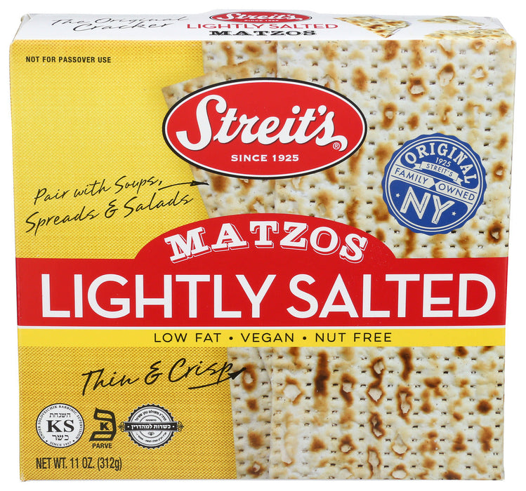 Streit'S Matzos Lightly Salted 11 Oz