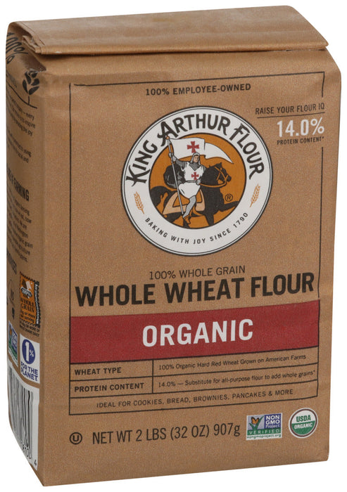 King Arthur Flour Organic Whole Wheat Flour 32 Oz
