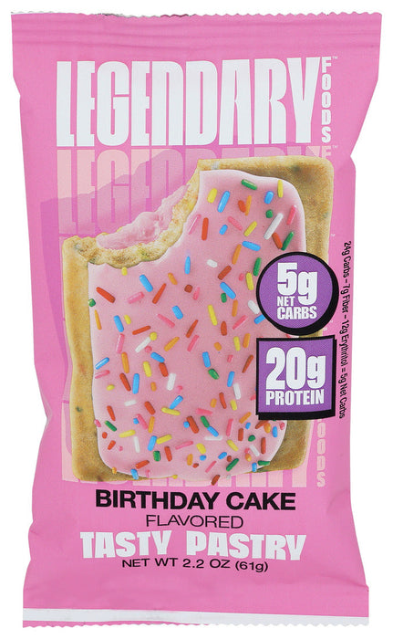Legendary Foods Tasty Pastry Birthday Cake 2.2 Oz