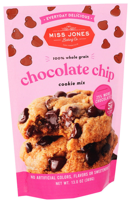 Miss Jones Baking Co Chocolate Chip Cookie Mix 13 Oz