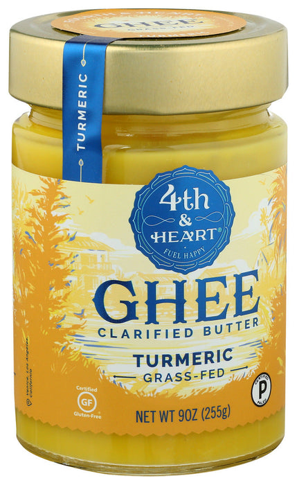 4Th & Heart Ghee Butter Turmeric Grass Fed 9 Oz