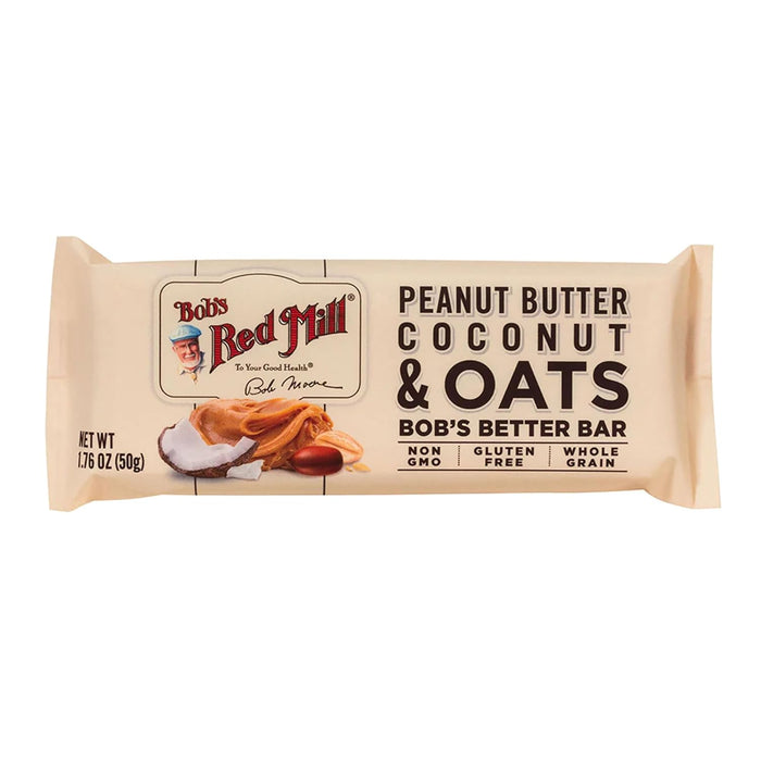 Bob'S Red Mill Bob'S Bar Peanut Butter Coconut & Oats 1.76 Oz