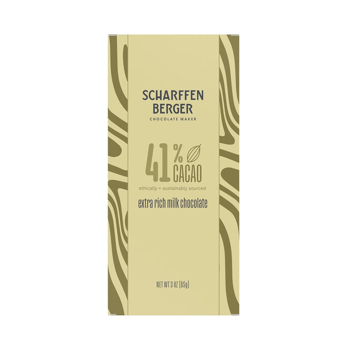 Scharffen Berger Extra Rich Milk Fine Artisan Chocolate 3 Oz