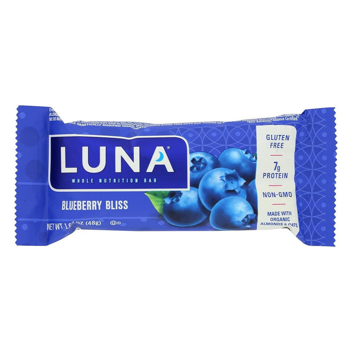 Luna Blueberry Bliss Bar Made With Organic Ingredients 1.69 Oz