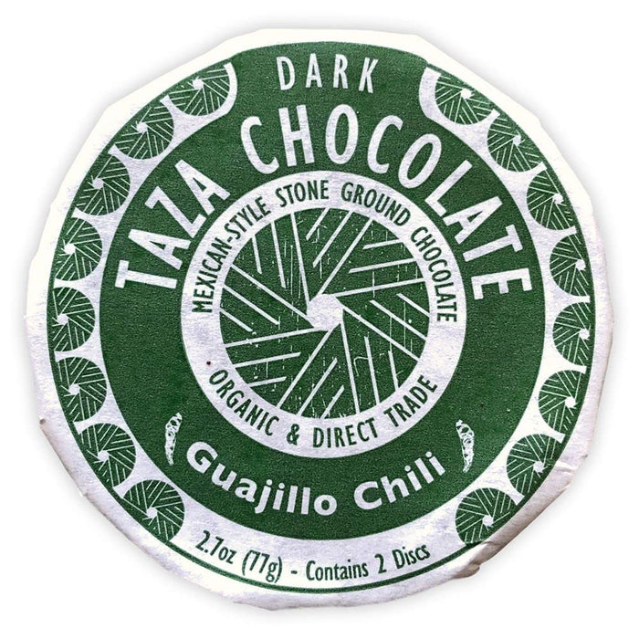 Taza Organic Guajillo Chili Dark Chocolate Mexicano Disc 2.7 Oz