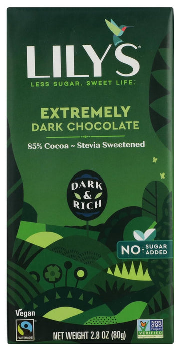 Lily'S Extremely Dark Chocolate Bar 2.8 Oz