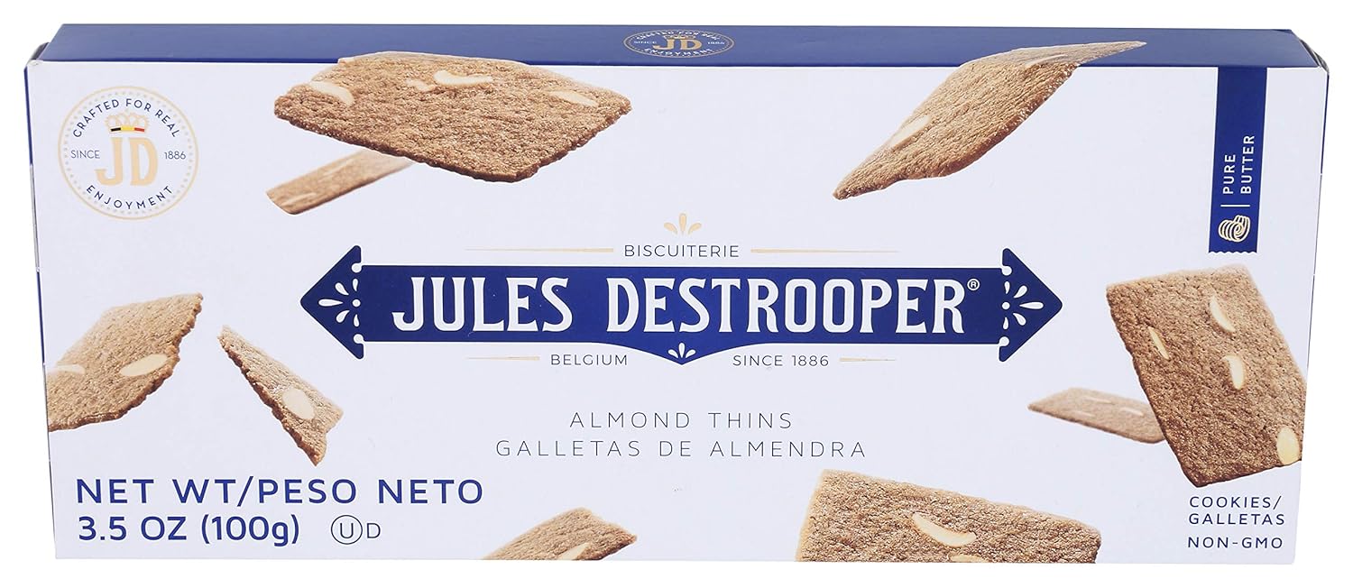 Jules Destrooper Almond Thins 3.5 Oz