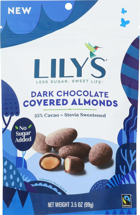 Lily'S Covered Almond Dark Chocolate Stevia Sweetened 3.5 Oz