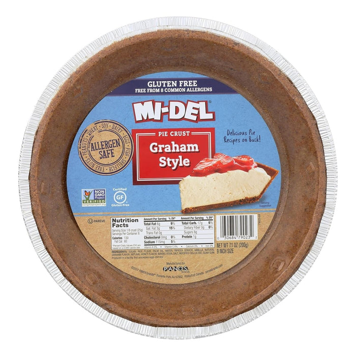 Mi-Del Gluten Free Graham Style Pie Crust 7.1 Oz