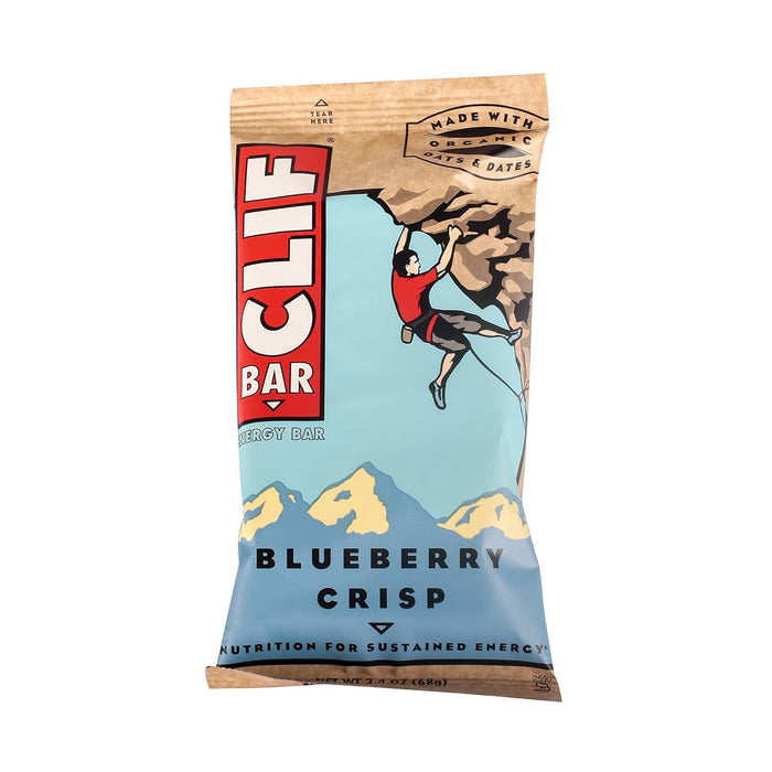 Clif Bar Organic Energy Bar Blueberry Crisp Peanut Crunch 2.4 Oz