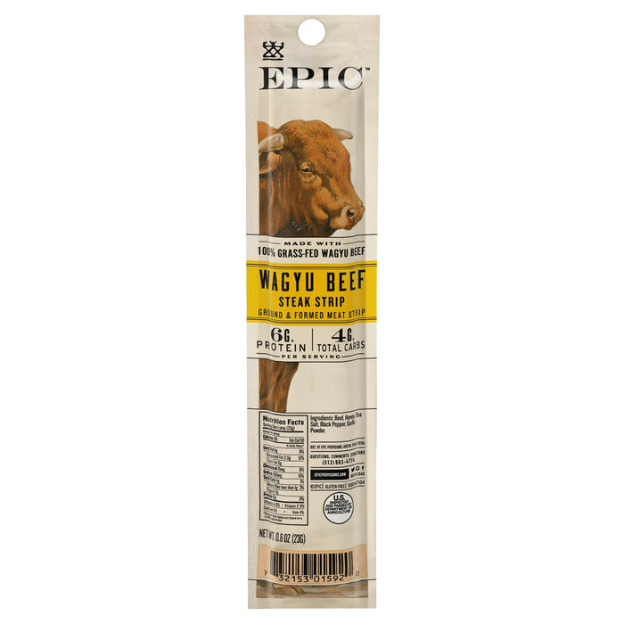 Epic International Strips Wagyu Beef Steak .8 Oz