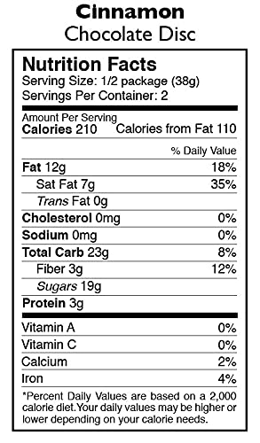 Taza Chocolate  Organic Mexicano Discs Dark Cinnamon   2.7 Oz