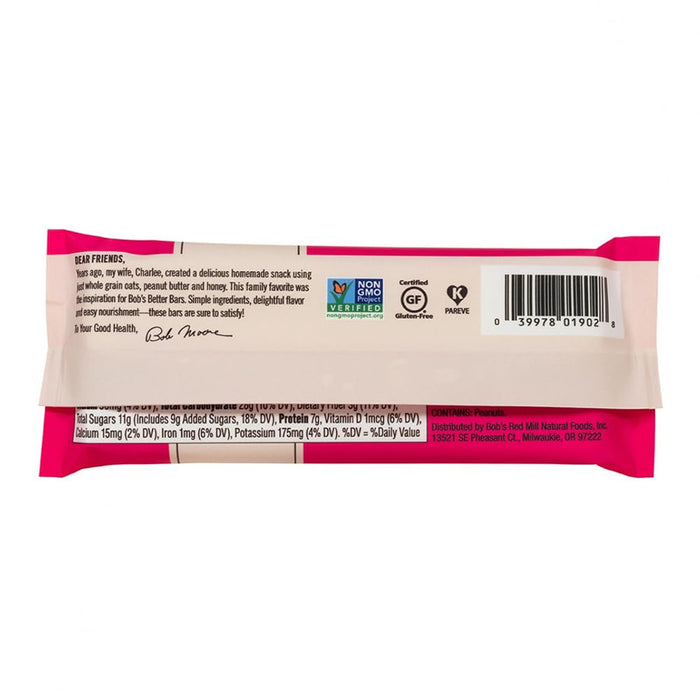 Bob'S Red Mill  Bob'S Bar Peanut Butter And Jelly Oats Bar   1.76 Oz