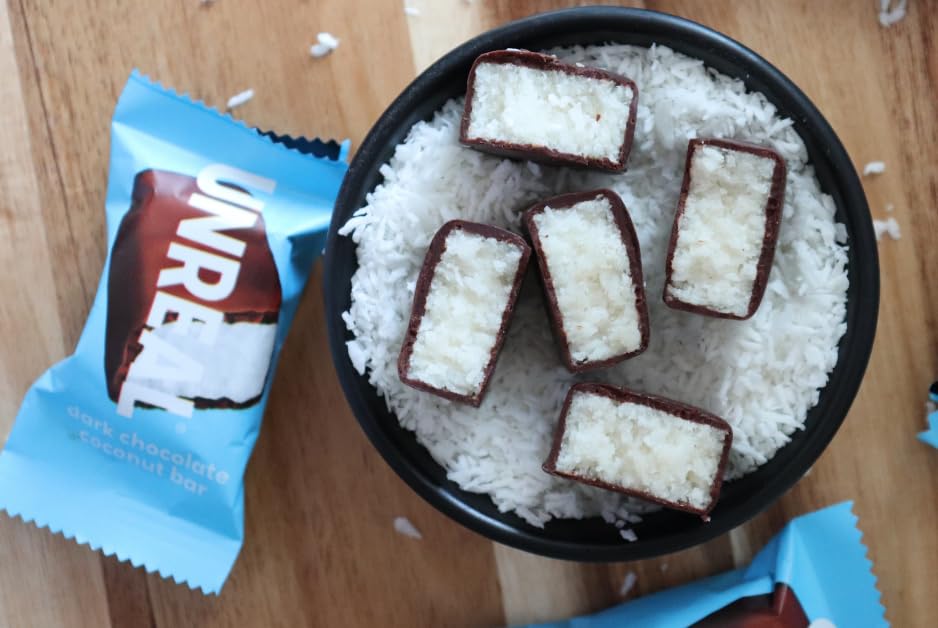 UNREAL Bar Dark Chocolate Coconut 10oz Bag