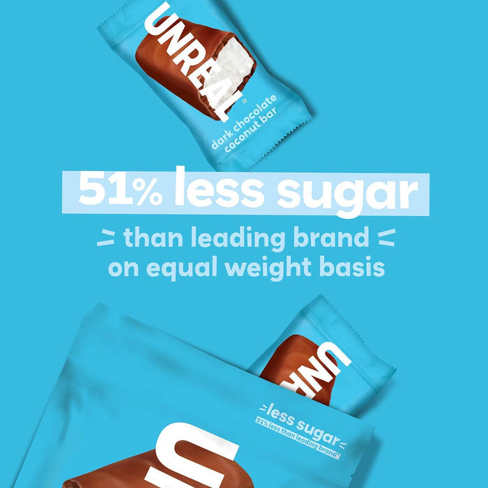 UNREAL Bar Dark Chocolate Coconut 10oz Bag