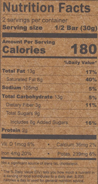 Hu Kitchen  Organic Dark Chocolate Salty Bar   2.1 Oz