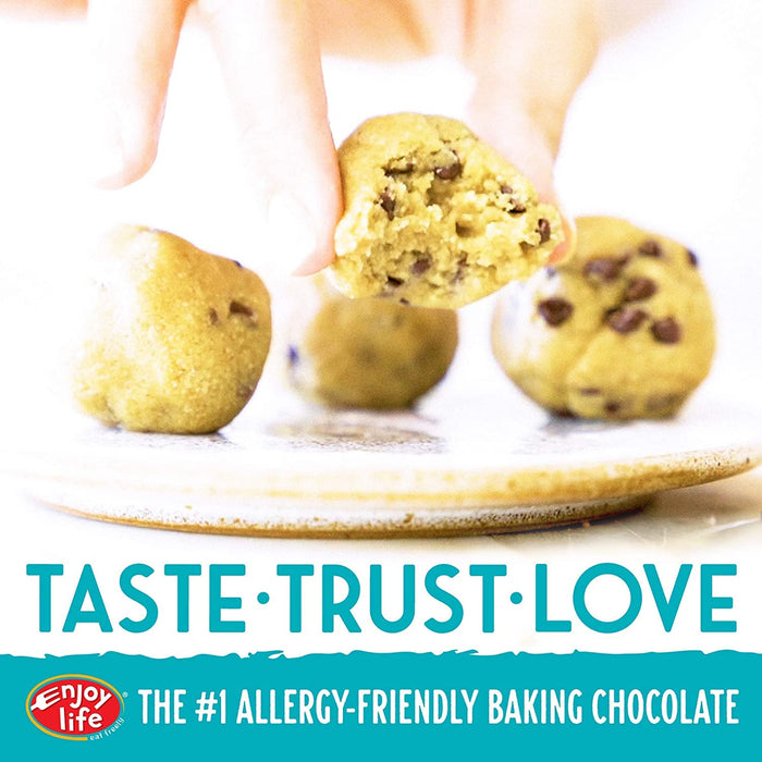 Enjoy Life Baking Chocolate Mini Chips Semi Sweet Gluten Free 10 Oz