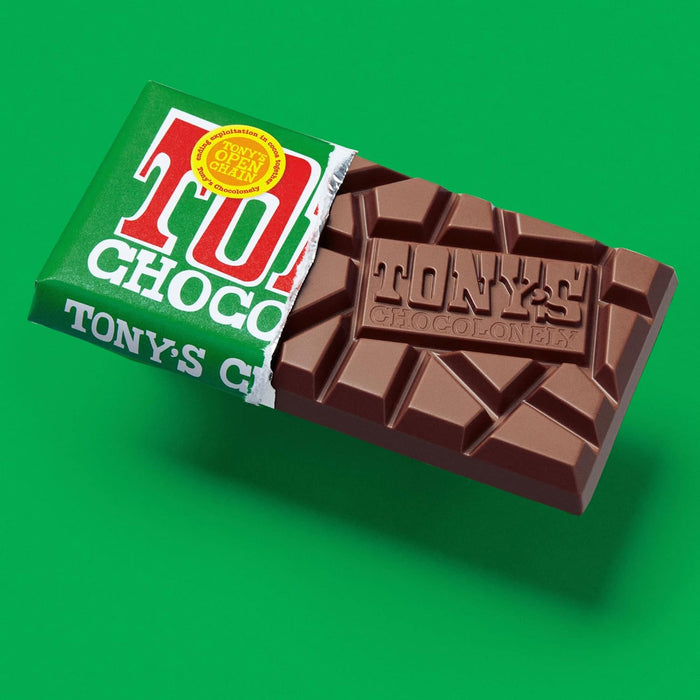 Tony`S Chocolonely  Milk Chocolate Hazelnut Cookie Bar   6.35 Oz