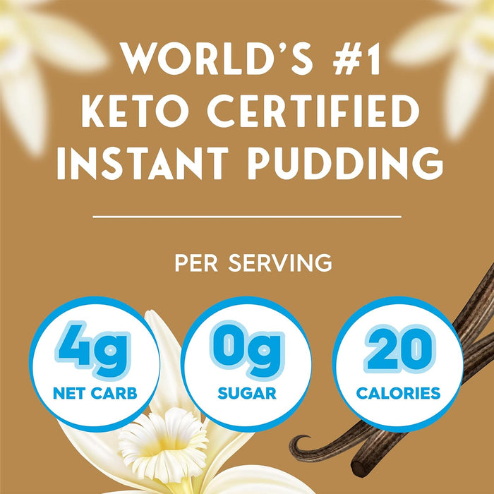 Simply Delish  Pudding Vanilla Instant   1.7 Oz
