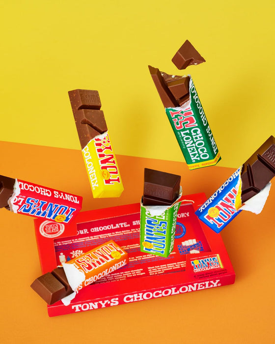 Tony's Chocolonely Bar Chocolate Mixed Rainbow 10.16oz