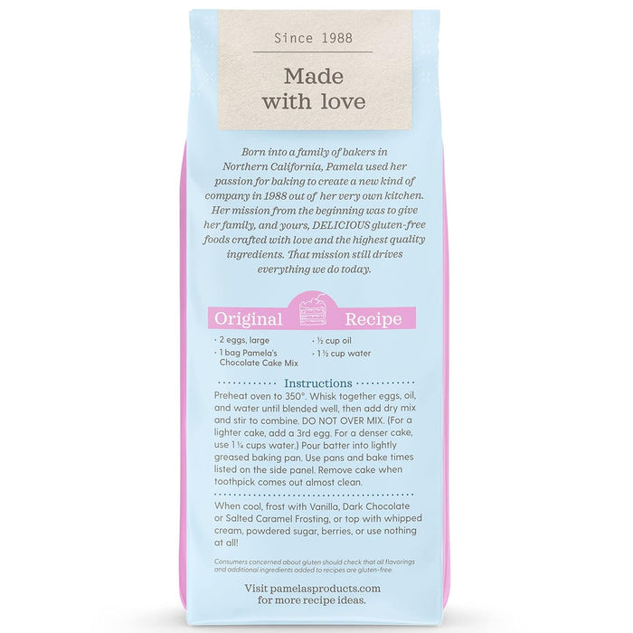 Pamela'S  Chocolate Cake Mix Gluten Free   21 Oz