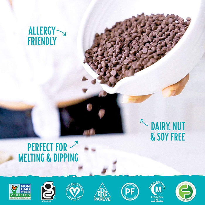 Enjoy Life Baking Chocolate Mini Chips Semi Sweet Gluten Free 10 Oz