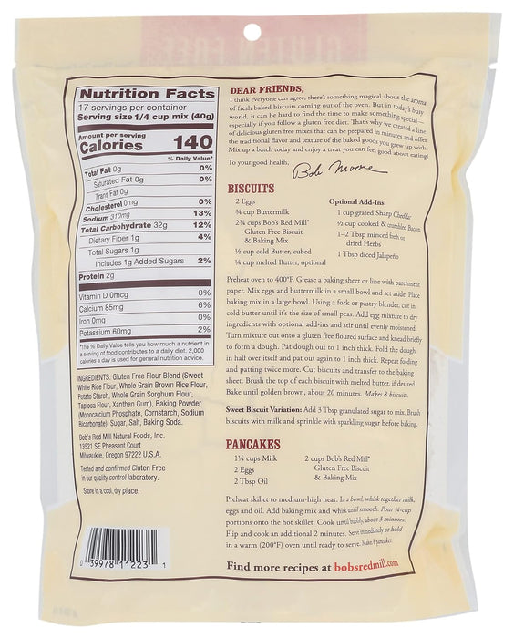 Bob'S Red Mill  Gluten Free Biscuit And Baking Mix   24 Oz