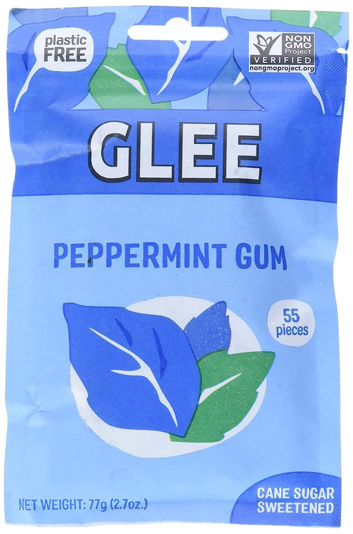 Classic Glee Gum Pouch Peppermint 55 Ct