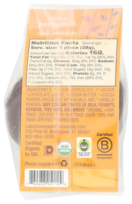 Lake Champlain Chocolates  Organic Chocolate Turkey   1 Oz