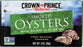 Crown Prince Natural Smoked Oysters in Pure Olive Oil, 3 Ounce