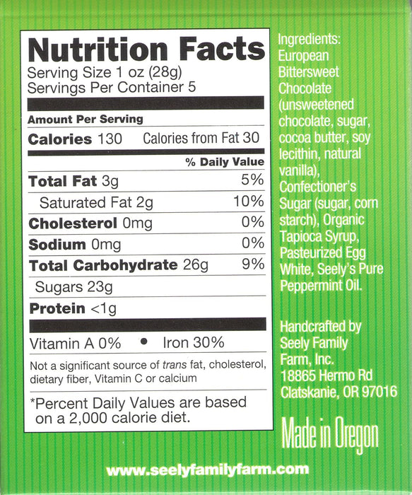 Seely Peppermint Patties 5 OZ