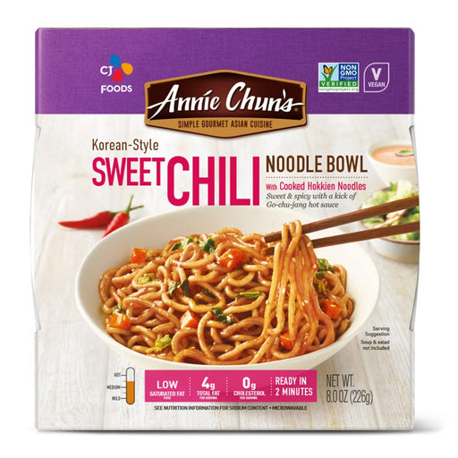 Annie Chun's Sweet Chili Noodle Bowl, Korean Style, Vegan, 8 Oz