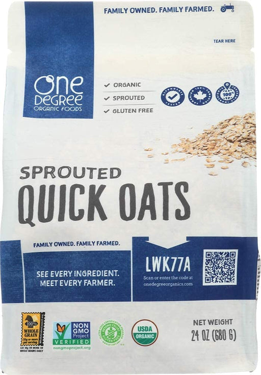 One Degree Organic Foods Organic Quick Oats - Sprouted