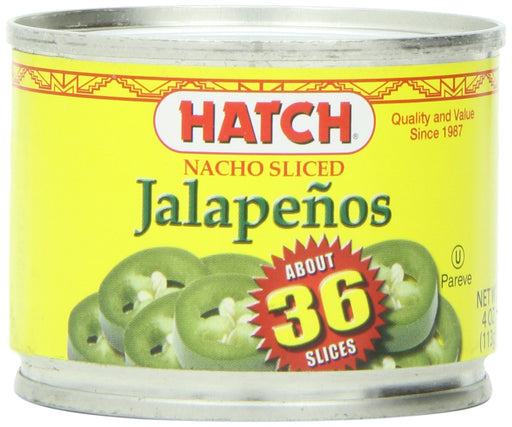 Hatch Chile Company Hatch Nacho Sliced Jalapenos, 4-Ounce