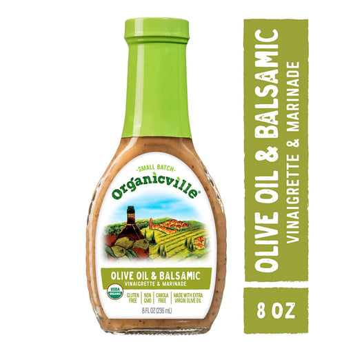 Organicville Olive Oil & Balsamic Vinaigrette 8 oz