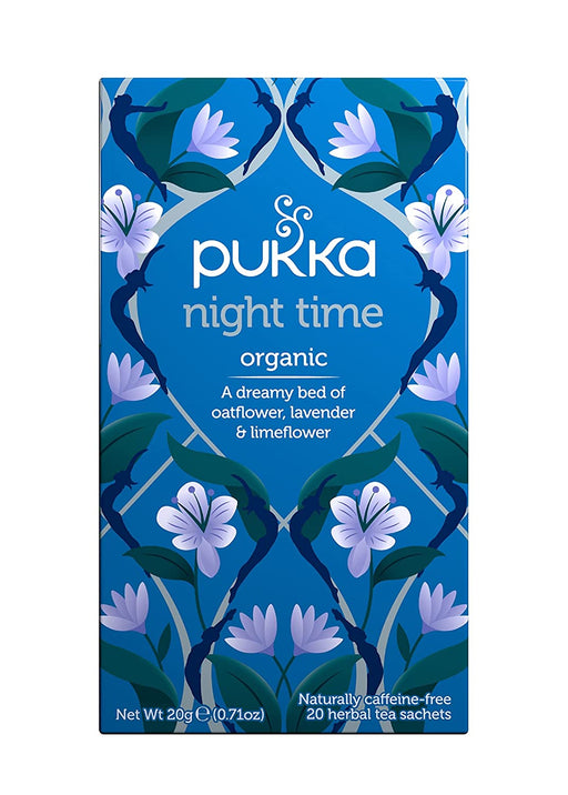 Pukka Night Time, Organic Herbal Sleep Tea With Chamomile, Lavender & Valerian