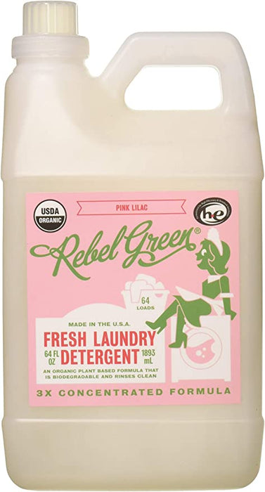 Rebel Green USDA Organic HE Liquid Fresh Laundry Detergent - 64 Loads