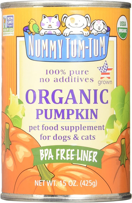 Nummy Tum Tum Pure Pumpkin For Pets, 15-Ounce Cans