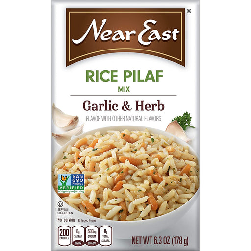 Quaker Near East Rice Pilaf Mix, Garlic & Herb 6.3 oz