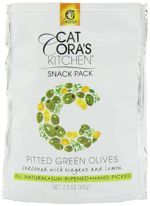 Cat Cora's Kitchen Pitted Green Olives, Oregano and Lemon, 2.3 Ounce