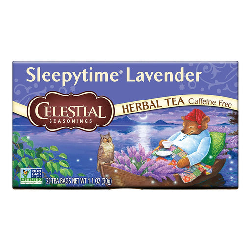 Celestial Seasonings, Tea Herbal Sleepy time Lavender, 20 Count