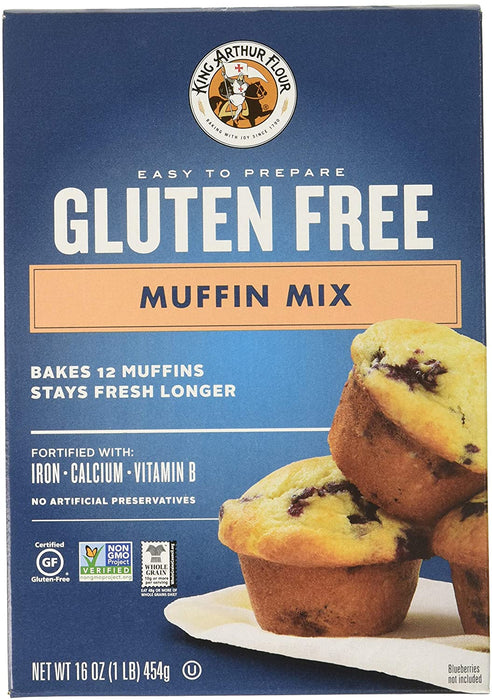 King Arthur, Mix Muffin GF, 16 OZ