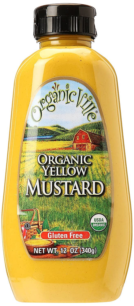 Organicville, Yellow Organic Mustard, 12 oz