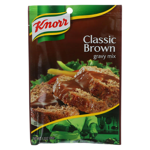 Knorr Gravy Mix - Classic Brown - 1.2 Oz - Case Of 12
