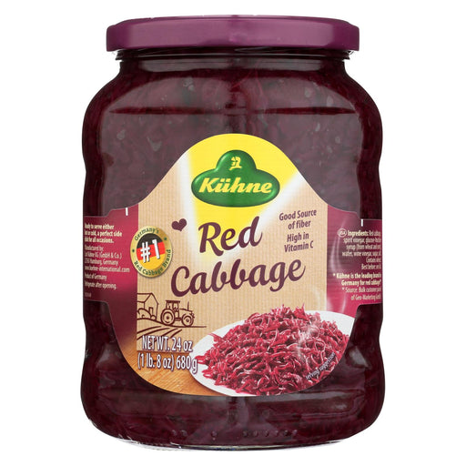 Kuhne Cabbage - Red - Case Of 12 - 24 Oz