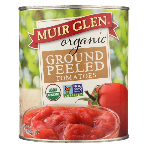 Muir Glen Ground Peeled Tomato - Tomato - Case Of 12 - 28 Oz.