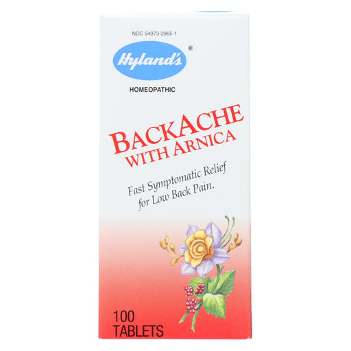 Hyland's Backache With Arnica - 100 Tablets